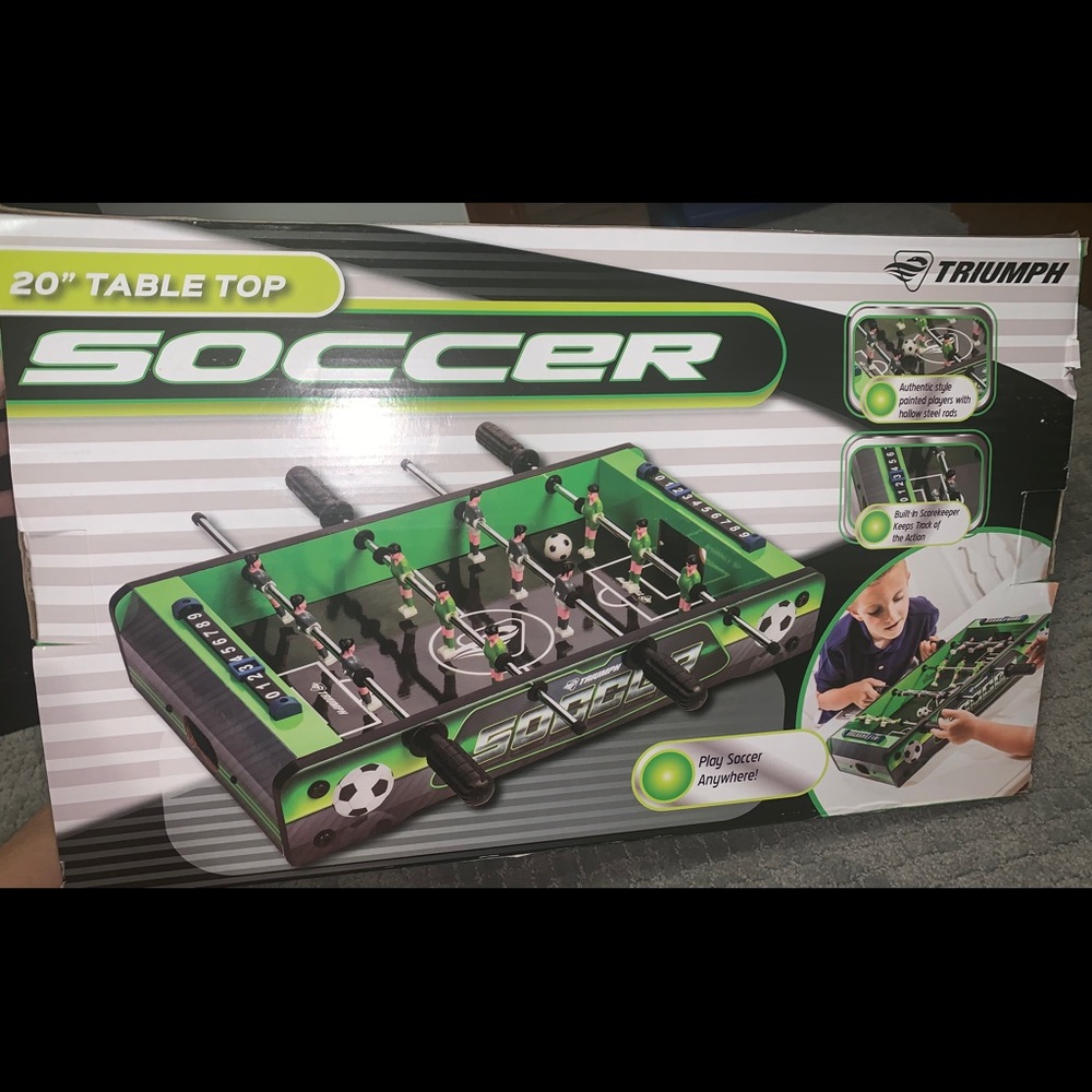 NIB- 20” Table Top Soccer by Triumph
